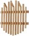 Garderobenpaneel >BANTRY< in holzfarben - 58x60x11x60 (BxHxTxD)