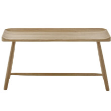 Sitzbank >BANTRY< in holzfarben, Eiche massiv...