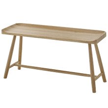 Sitzbank >BANTRY< in holzfarben, Eiche massiv...