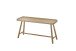 Sitzbank >BANTRY< in holzfarben, Eiche massiv geölt - 95x45x35cm (BxHxT)