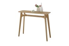 Konsole >BANTRY< in holzfarben, Eiche  - 100x80x35cm (BxHxT)