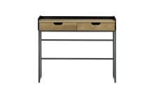 Konsole >CALAMA< in Holz, HWP/ Eiche furniert -...