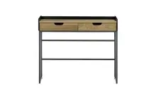 Konsole >CALAMA< in Holz, HWP/ Eiche furniert -...