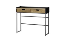 Konsole >CALAMA< in Holz, HWP/ Eiche furniert - 100x84x35cm (BxHxT)