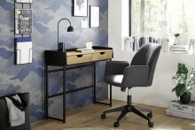 Konsole >CALAMA< in Holz, HWP/ Eiche furniert - 100x84x35cm (BxHxT)