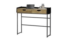 Konsole >CALAMA< in Holz, HWP/ Eiche furniert -...
