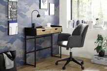 Konsole >CALAMA< in Holz, HWP/ Eiche furniert - 100x84x35cm (BxHxT)