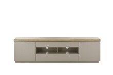 Lowboard >PALAMOS< in holzfarben/grau, HWP -...