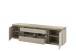 Lowboard >PALAMOS< in holzfarben/grau, HWP - 200x57x40cm (BxHxT)