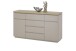 Sideboard >PALAMOS< in holzfarben/grau, HWP - 150x86x40cm (BxHxT)