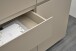 Sideboard >PALAMOS< in holzfarben/grau, HWP - 150x86x40cm (BxHxT)