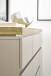 Sideboard >PALAMOS< in holzfarben/grau, HWP - 150x86x40cm (BxHxT)