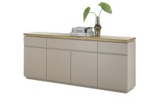 Sideboard >PALAMOS< in holzfarben/grau, HWP -...