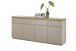 Sideboard >PALAMOS< in holzfarben/grau, HWP - 200x86x40cm (BxHxT)