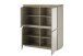 Kommode >PALAMOS< in holzfarben/grau, HWP - 113x123x40cm (BxHxT)