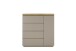 Kommode >PALAMOS< in holzfarben/grau, HWP - 100x104x40cm (BxHxT)