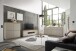 Kommode >PALAMOS< in holzfarben/grau, HWP - 100x104x40cm (BxHxT)