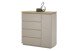 Kommode >PALAMOS< in holzfarben/grau, HWP - 100x104x40cm (BxHxT)