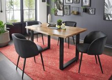Essgruppe >9200-05.38< in Akazienholz, Massivholz -...