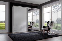 Schlafzimmer-Set >Seattle< in Weiß -...