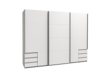 Kleiderschrank-Set >Seattle< in Weiß - 273x213x65cm (BxHxT)