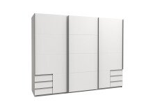 Schlafzimmer-Set >Seattle< in Weiß - 273x213x65cm (BxHxT)