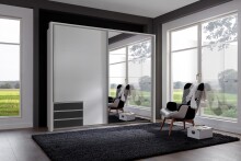 Schlafzimmer-Set >Seattle< in Weiß -...