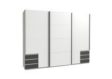 Schlafzimmer-Set >Seattle< in Weiß - 273x213x65cm (BxHxT)