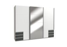 Kleiderschrank-Set >Seattle< in Weiß - 273x213x65cm (BxHxT)