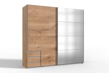 Kleiderschrank-Set >Seattle< in Plankeneiche-Nachbildung - 228x213x65cm (BxHxT)