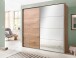 Schlafzimmer-Set >Seattle< in Plankeneiche-Nachbildung - 228x213x65cm (BxHxT)