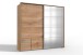 Schlafzimmer-Set >Seattle< in Plankeneiche-Nachbildung - 228x213x65cm (BxHxT)