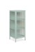 Vitrine >Milton< in mintgrün, Stahl - 40x101,5x40cm (BxHxT)