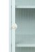 Vitrine >Milton< in mintgrün, Stahl - 40x101,5x40cm (BxHxT)