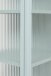 Vitrine >Milton< in mintgrün, Stahl - 80x160x40cm (BxHxT)