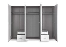 Drehtürenschrank >Freiburg< in HICKORY OAK +...