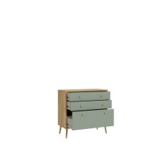 Kommode >Whenua< in Natural Eiche - 88,8x86,3x41,5cm (BxHxT)