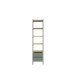 Regal >Whenua< in Mauvella Eiche, Salbei  - 44,2x185,6x41,5 (BxHxT)