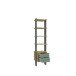 Regal >Whenua< in Mauvella Eiche, Salbei  - 44,2x185,6x41,5 (BxHxT)