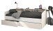 Stauraumbett >Sleep 4< in 23 - Weiss - 203x113x82cm (LxBxH)