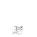 Nachtschrank >Whenua< in Mauvella Eiche, Salbei - 59,8x45,2x41,5cm (BxHxT)