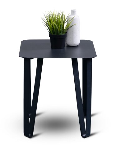 Beistelltisch >Beistelltisch Emma 1< in schwarz - 40x45x40 (BxHxT)