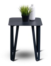 Beistelltisch >Beistelltisch Emma 1< in schwarz - 40x45x40 (BxHxT)
