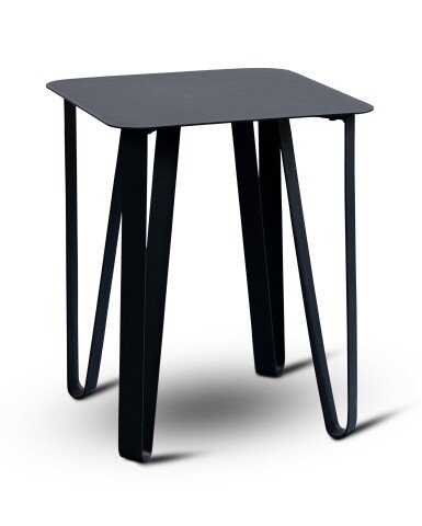 Beistelltisch >Beistelltisch Emma 2< in schwarz - 40x50x40 (BxHxT)