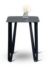 Beistelltisch >Beistelltisch Emma 2< in schwarz - 40x50x40 (BxHxT)