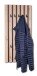Wandgarderobe >Wandgarderobe Tip 2< in braun/schwarz - 45x90x4 (BxHxT)