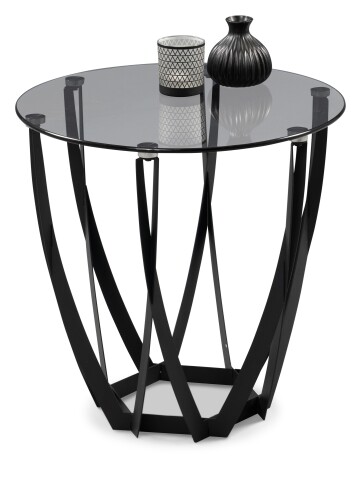 Beistelltisch >Maya 1< in Schwarz - 50x50 (HxD)