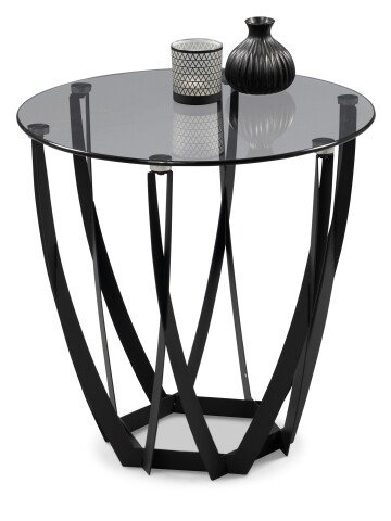 Beistelltisch >Maya 1< in Schwarz - 50x50 (HxD)