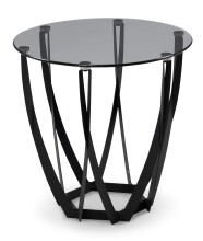 Beistelltisch >Maya 1< in Schwarz - 50x50 (HxD)