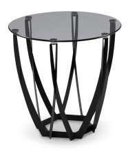 Beistelltisch >Maya 1< in Schwarz - 50x50 (HxD)